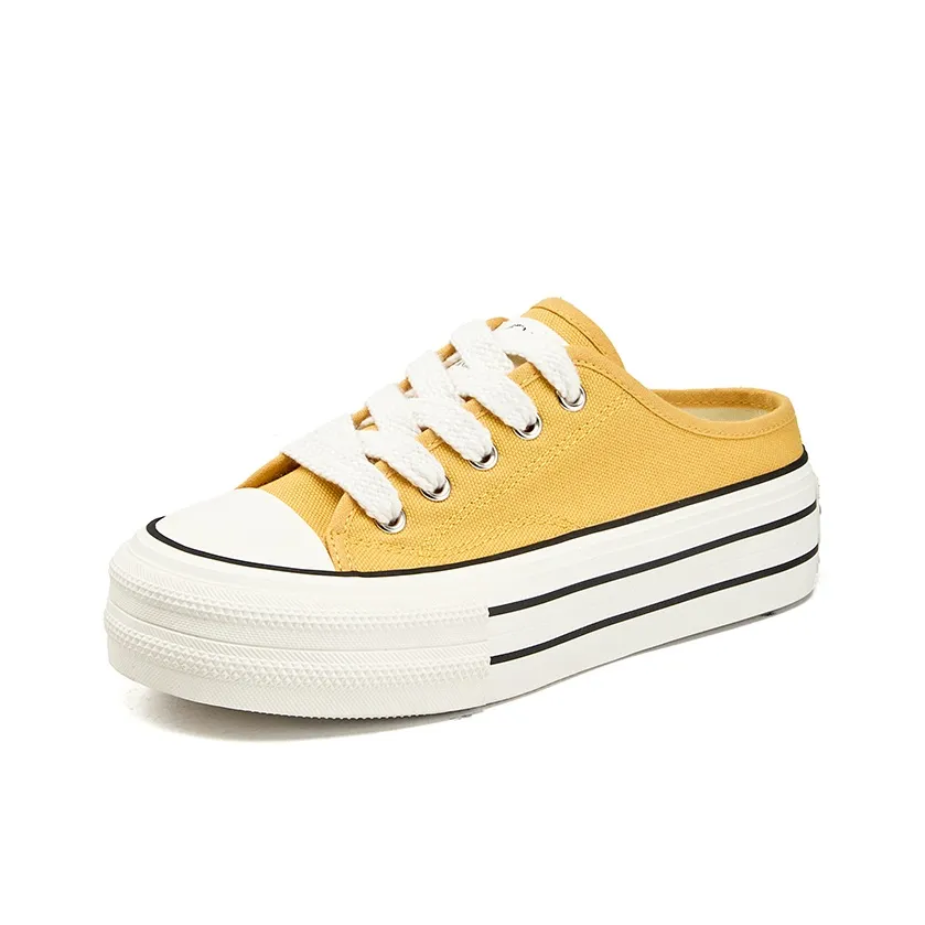 La Chapelle Резиновая подошва противоскользящие домашние тапочки для женщин желтые