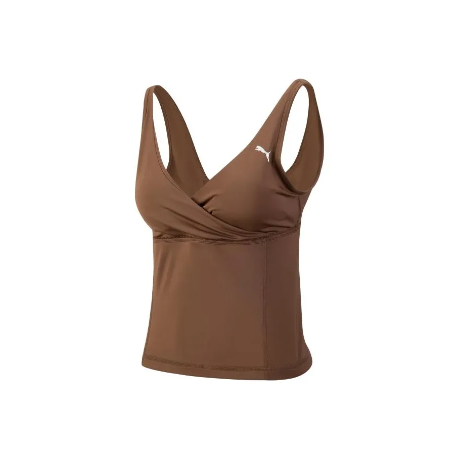 PUMA x PAMELA Co Брендированный Женская Тренировочная Коллекция Спортивное Белье Женское Коричневый