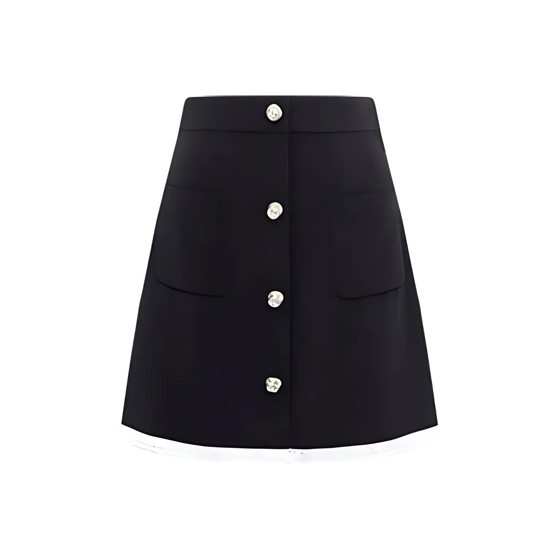 JORYAweekend Повседневные короткие юбки Женские Черный