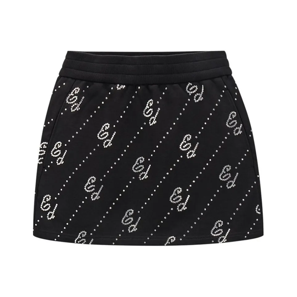 Ed Hardy FW24 Повседневные короткие юбки Женские Черный