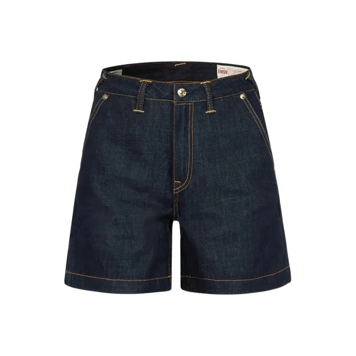 EVISU Джинсовые синие женские джинсовые шорты