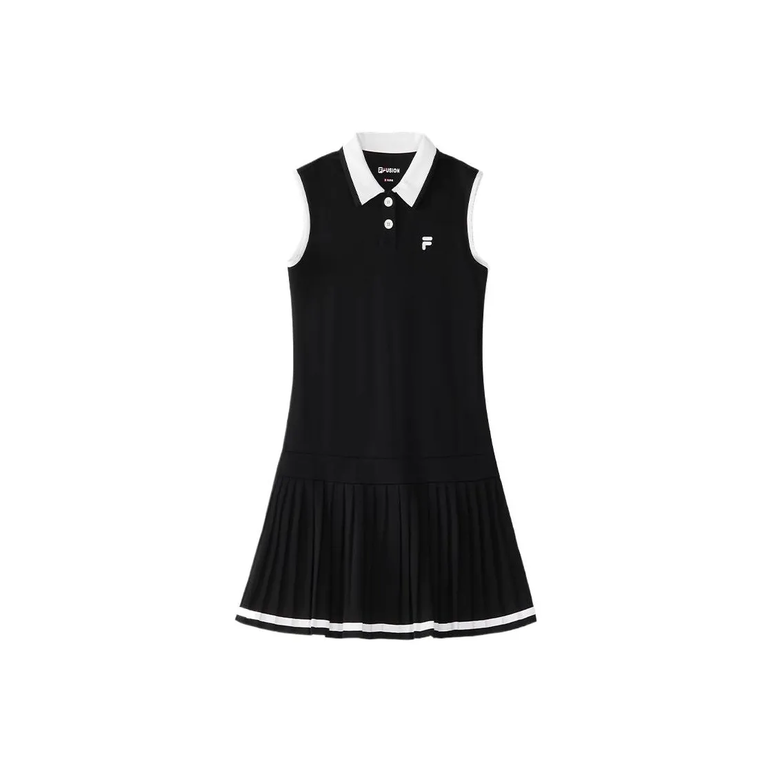 FILA FUSION FUSION LIFEFOB SS25 Sleeveless Dress Women's Jet Black