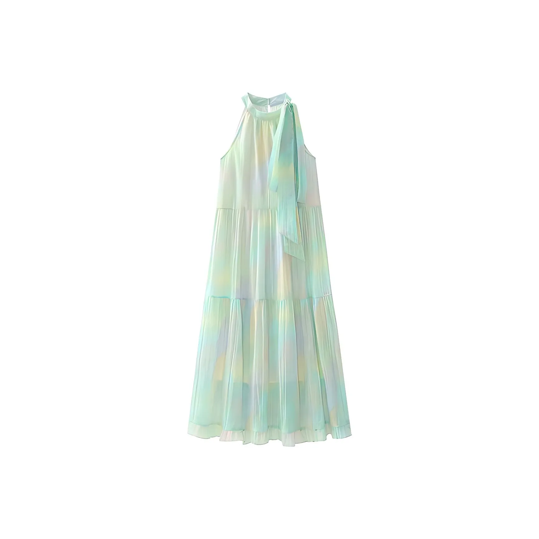 Zukizuki Sleeveless Dress Women
s Multicolor