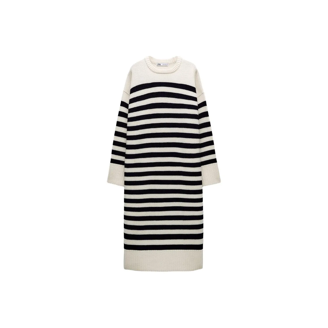 ZARA Long Sleeved Dresses Women's Black White