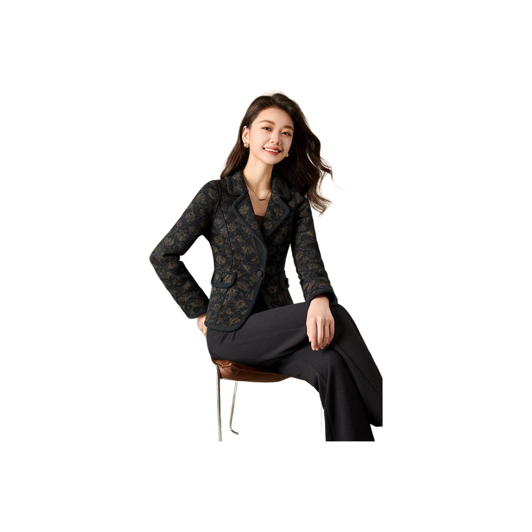 Mylan Повседневный костюм женский темно-синий