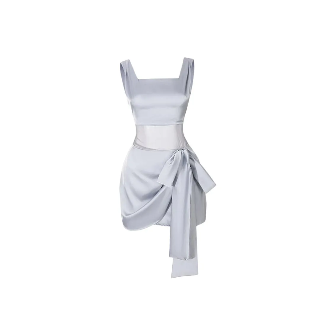MA JOURNEE Slip Платье Женское Серебристое