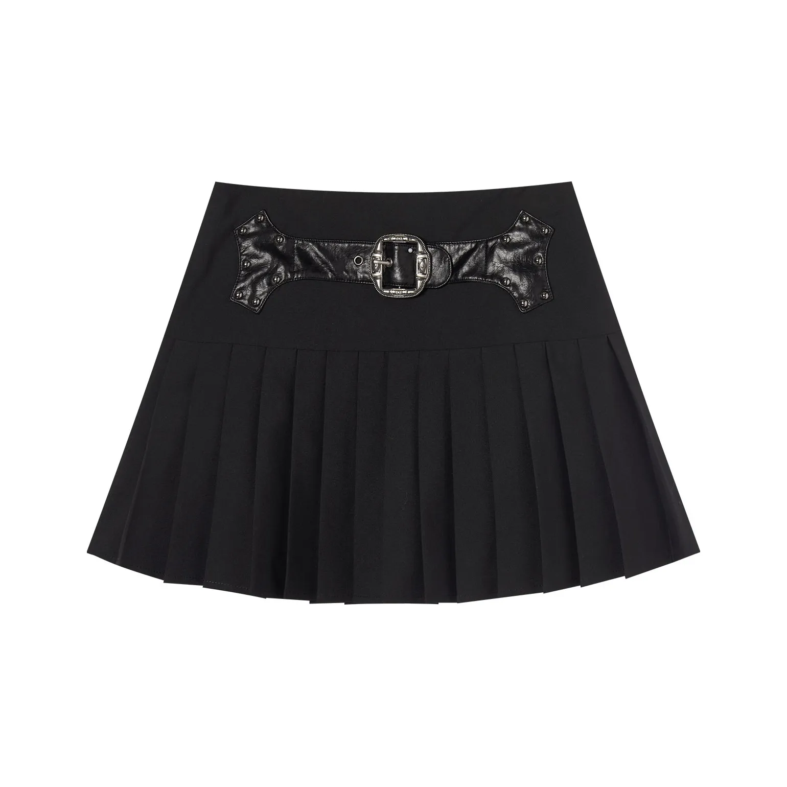 I'M ONE Черная Женская Повседневная Короткая Юбка