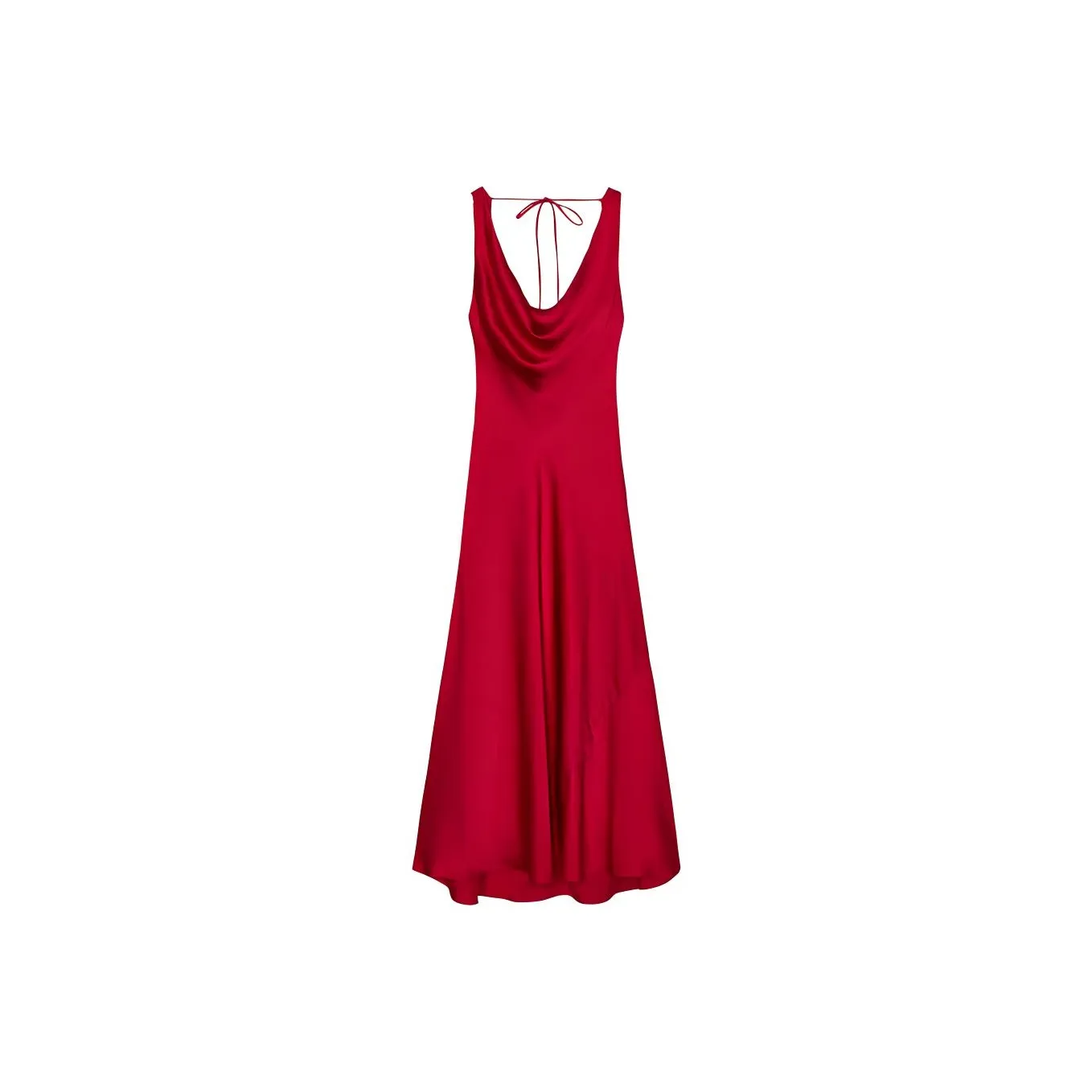 ZARA Valentine's Day Collection SS25 Slip Dress Women's Red