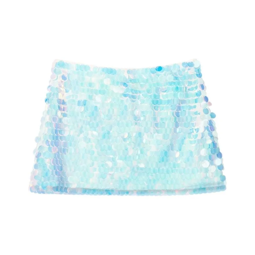 NINA RICCI Sequin Embellished Mini Skirt