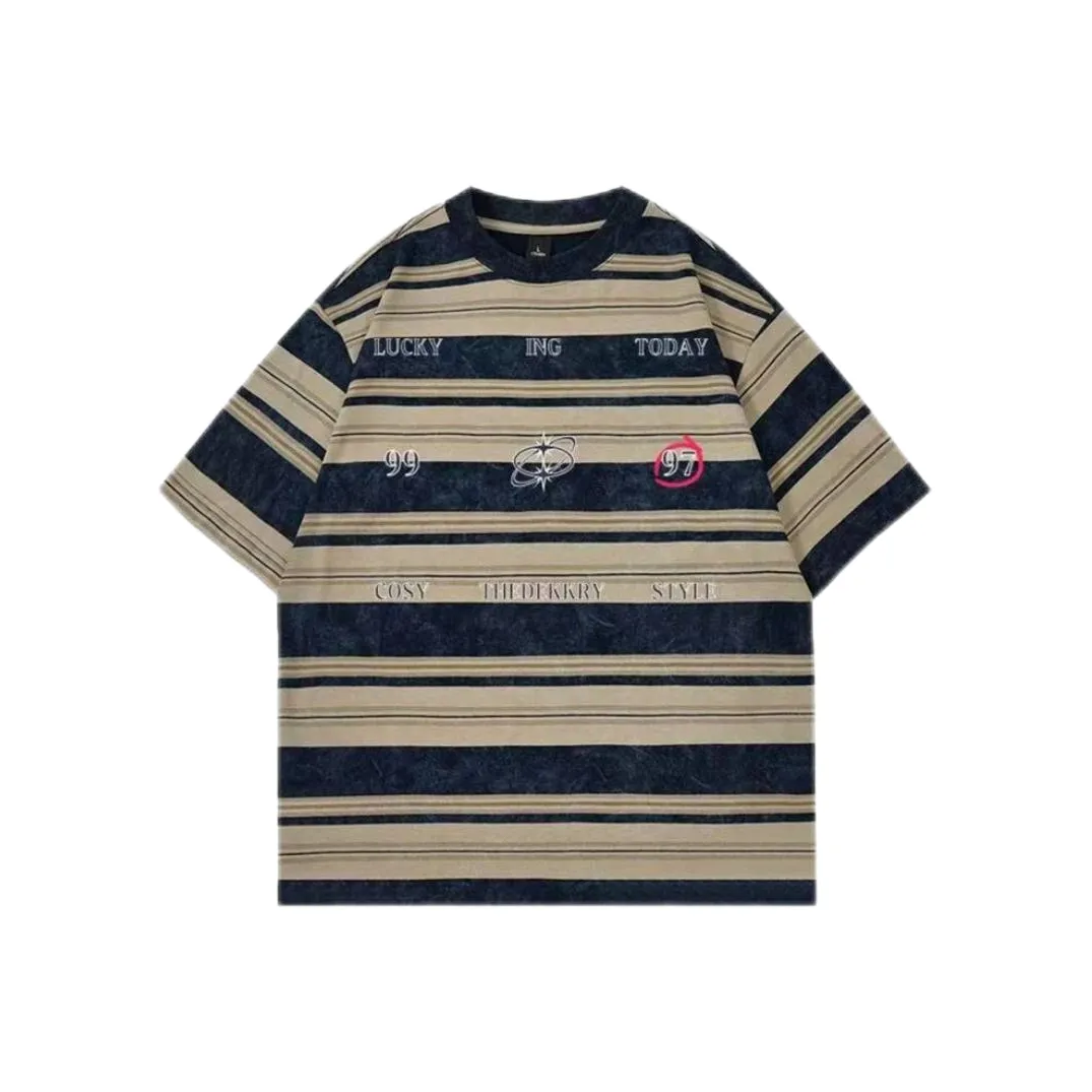 ABBY GODDESS Tie Dye Синий Женские Футболки