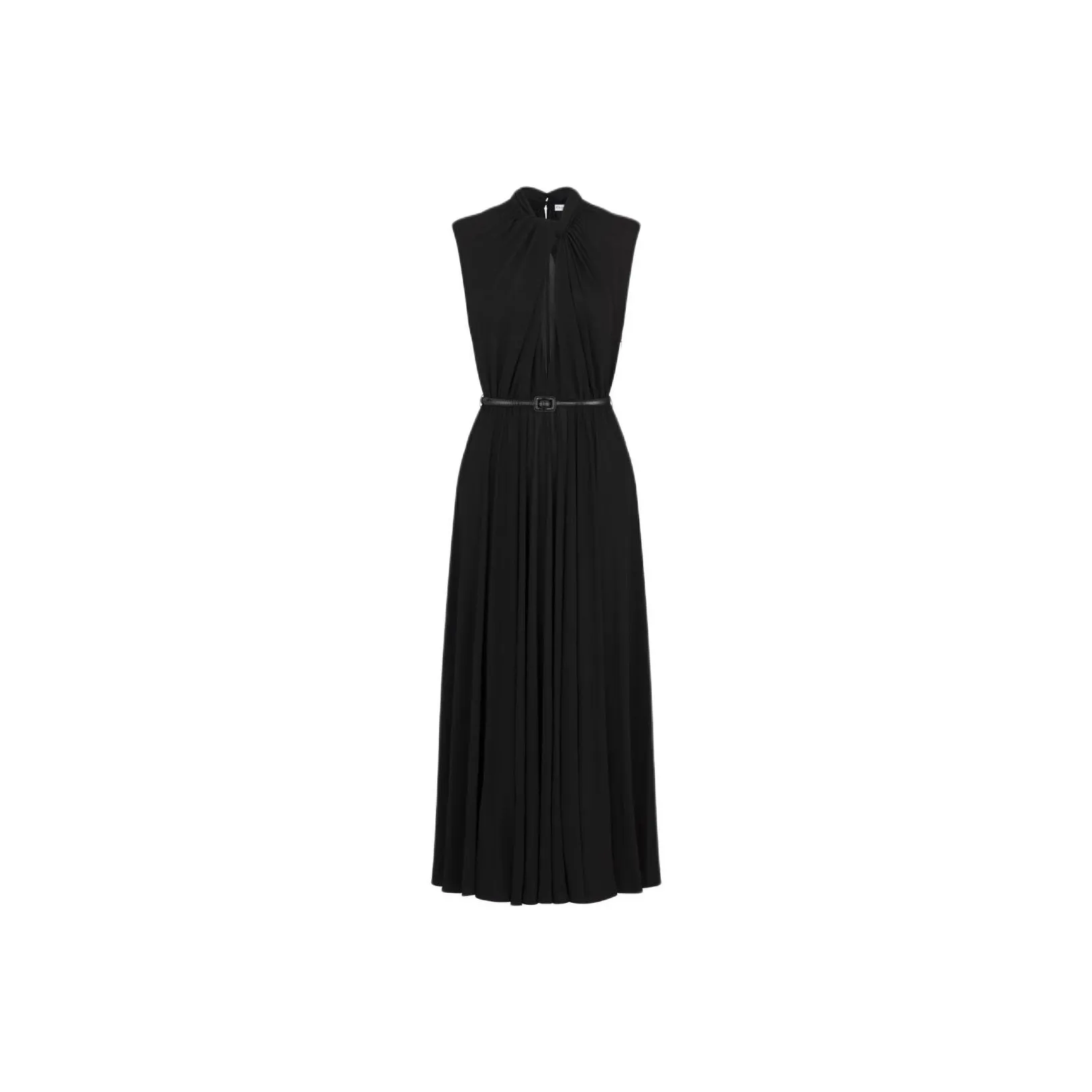 DIOR Pleated Sleeveless Dress
