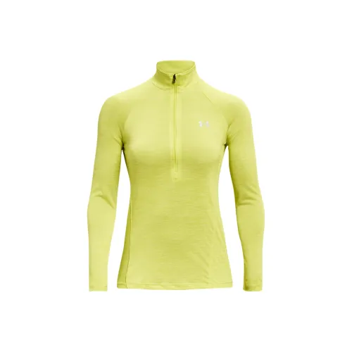 Under Armour Tech Желтая Женская Фитнес-одежда