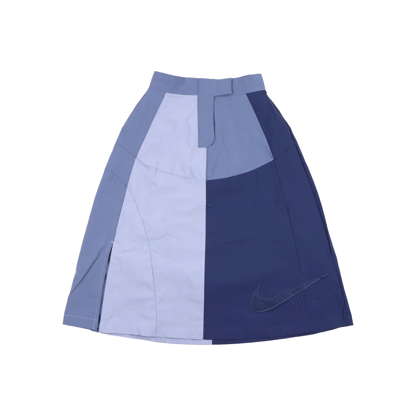 Nike Sportswear Collection Embroidered Mid Length Skirt Blue