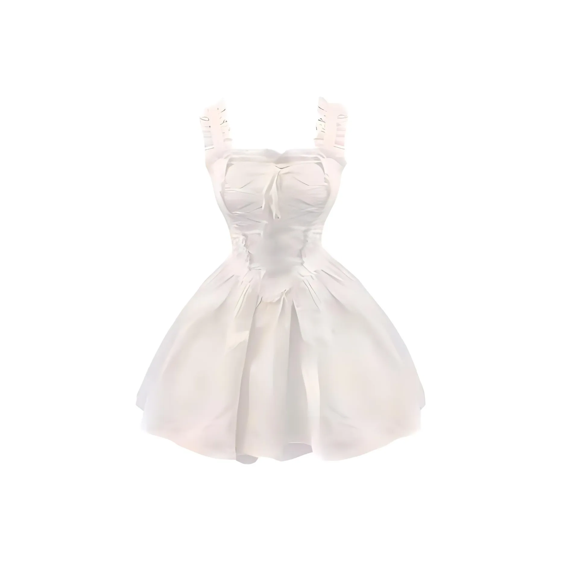 PUREIDOL Slip Платье Женское Белое