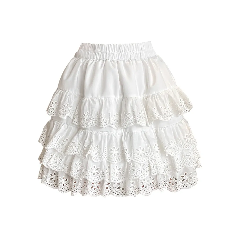 MM Повседневные короткие юбки Женские Белые