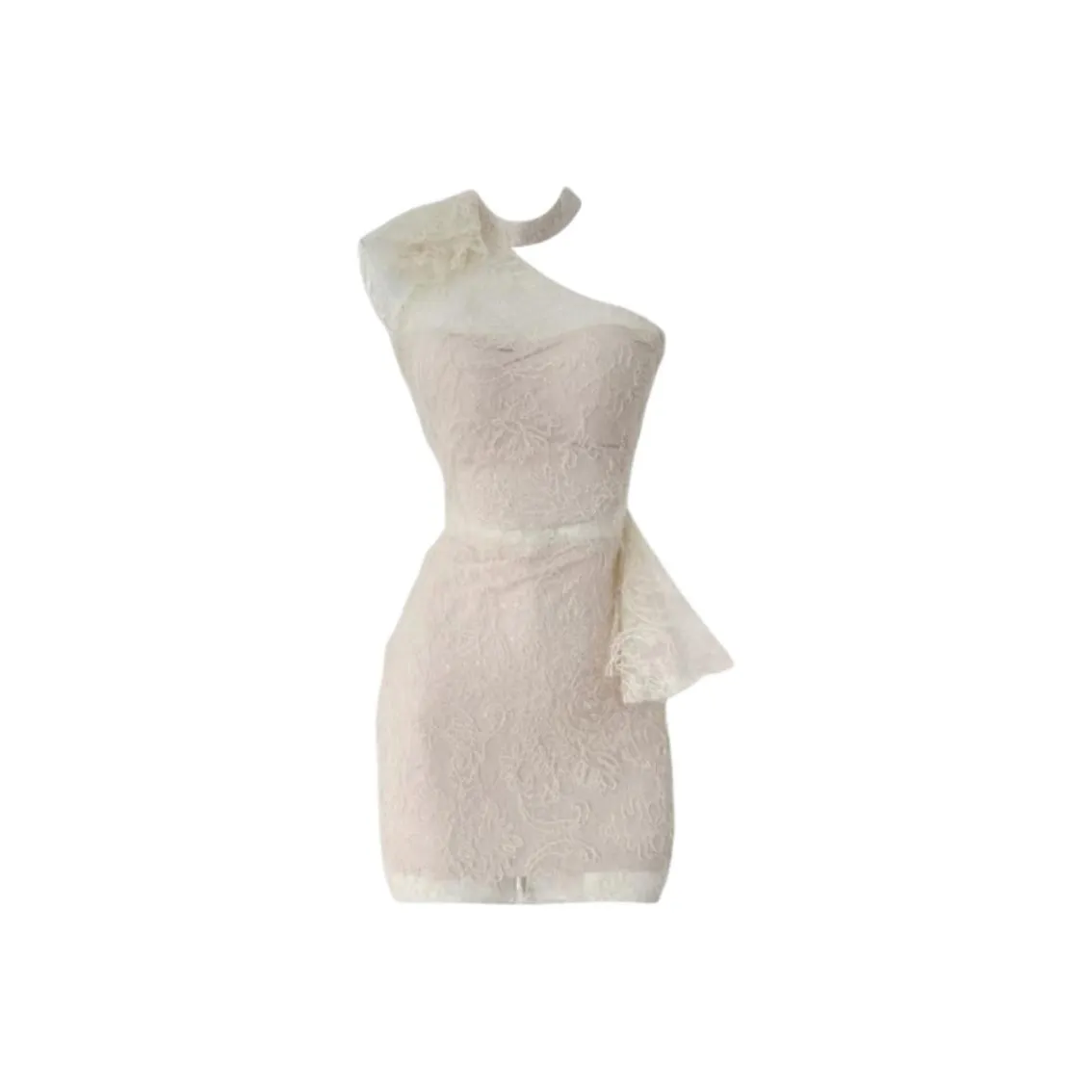 VKXOW Без рукавов Платье Женское Абрикосовое