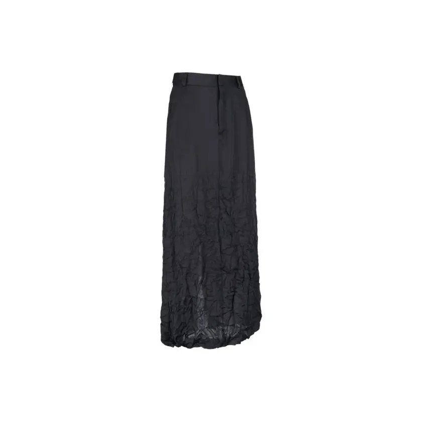 JIL SANDER Side Zip Mid Rise Midi Skirt