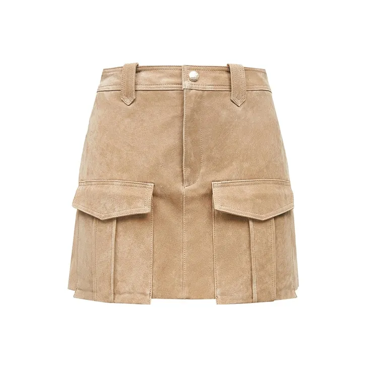 Only Кожаные короткие юбки Женские