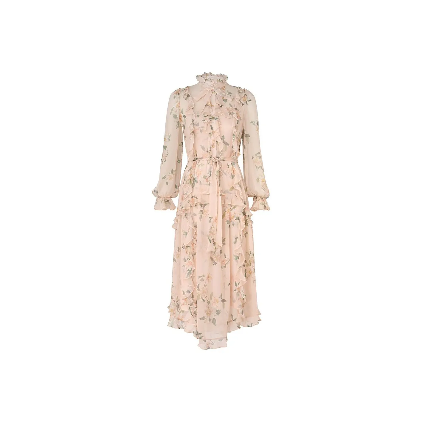 Zimmermann SS24 Long Sleeved Dresses Women's Coral