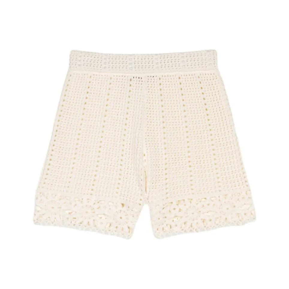 Maje Crochet knit Shorts