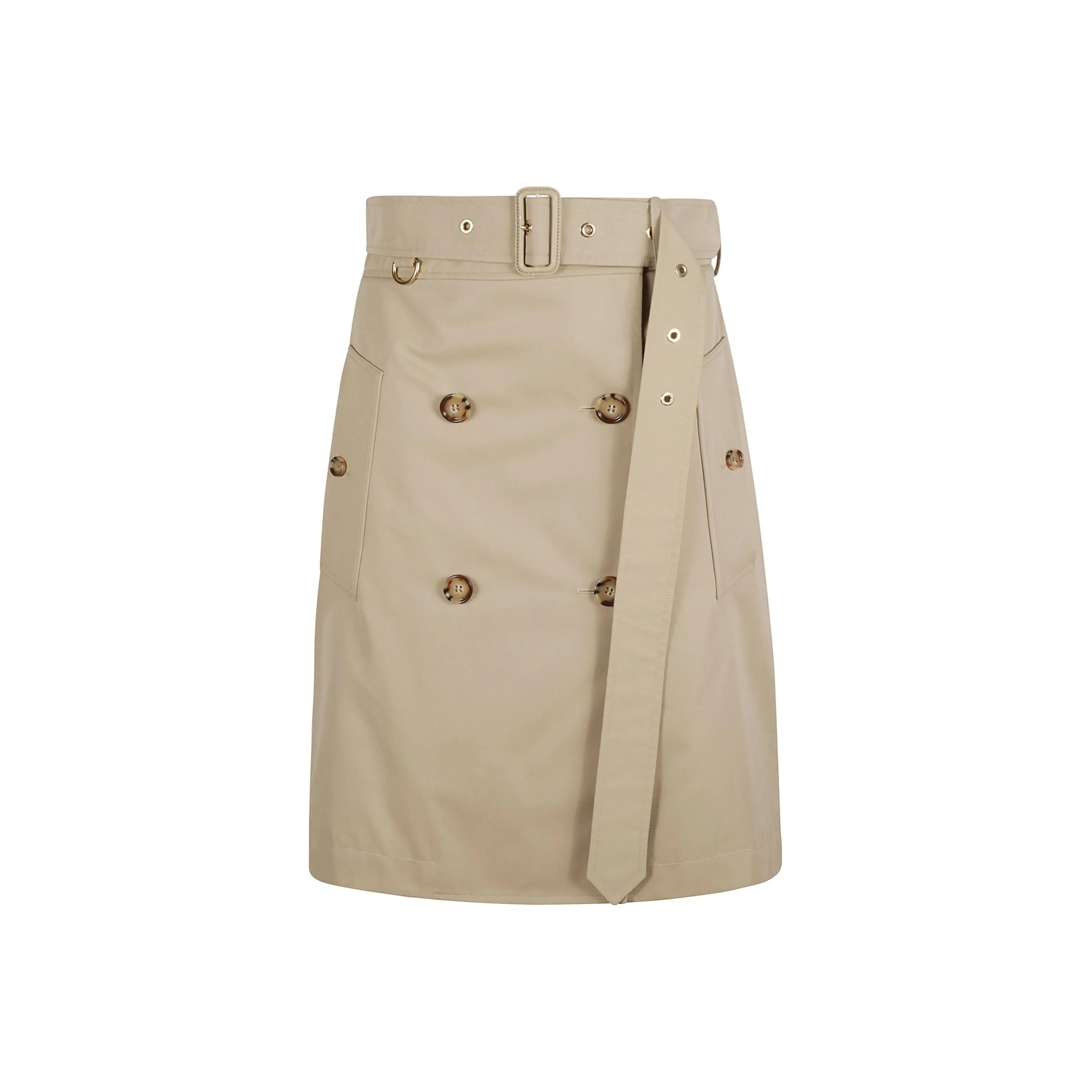 Burberry Повседневные короткие юбки Женские Хаки