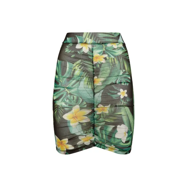 PHILIPP PLEIN Зеленая Женская Повседневная Короткая Юбка