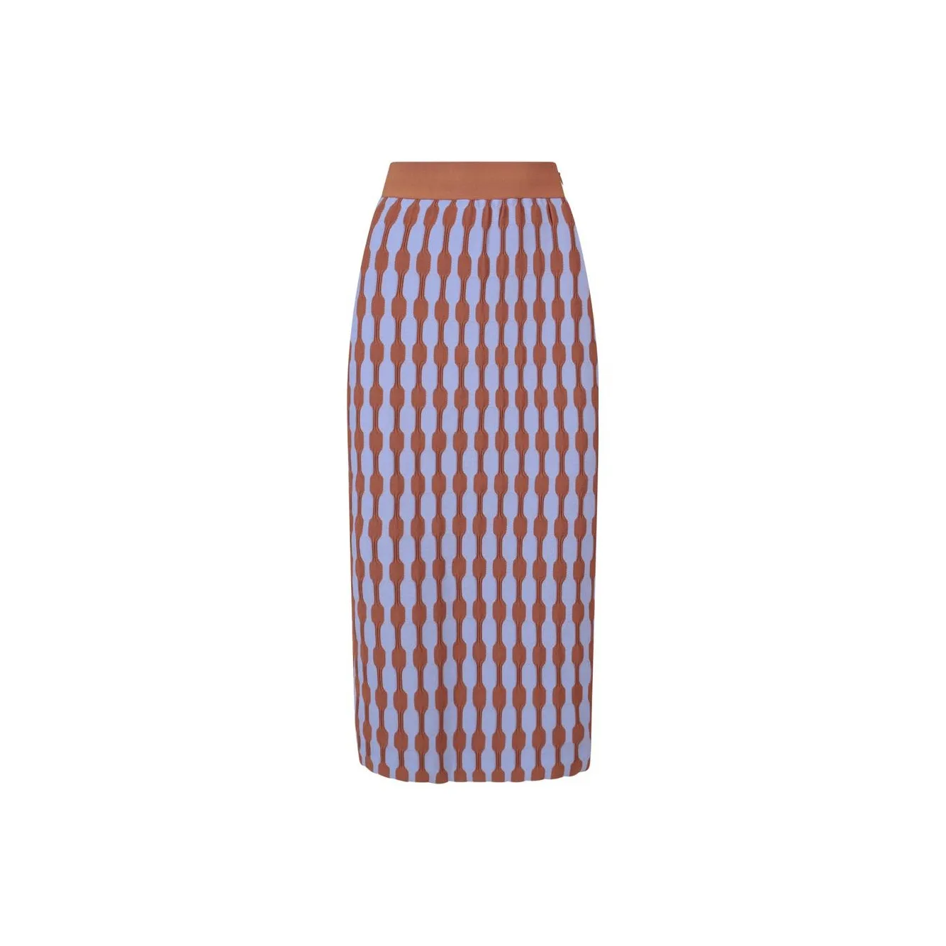 TORY BURCH Bubble Striped Midi Skirt