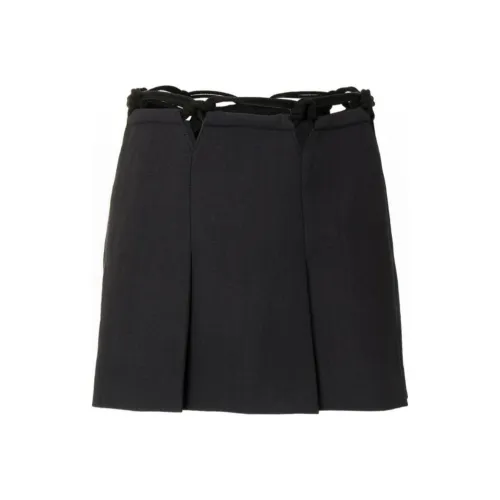 DION LEE Черная Женская Повседневная Короткая Юбка