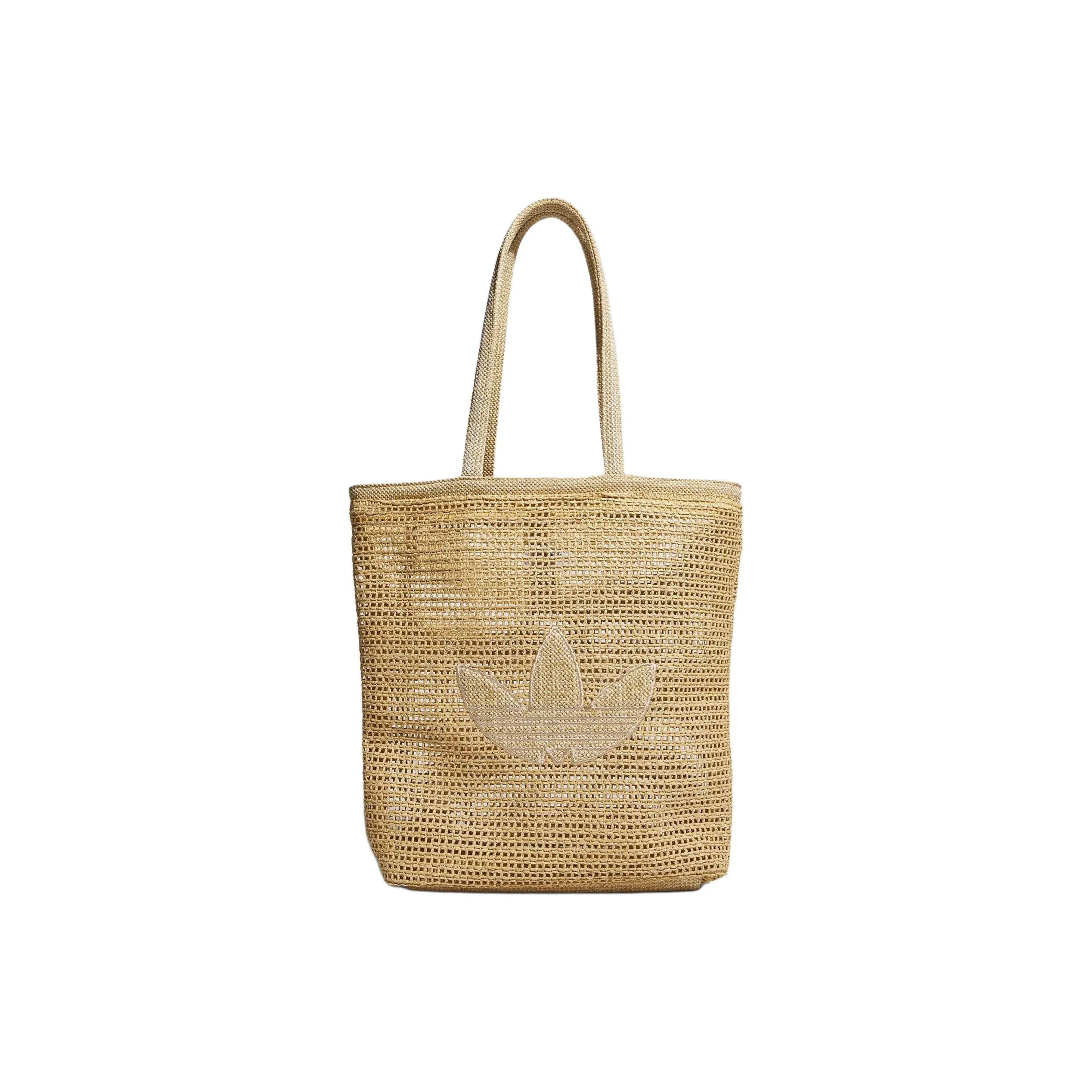 Adidas Originals Recycled Polyester Tote Woven Bag Shopping Bag Shoulder Bag Regular Women's Oat