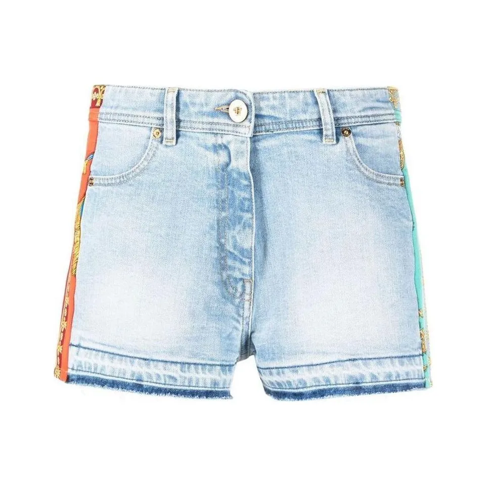 VERSACE SS22 Джинсовые шорты Женские Blue