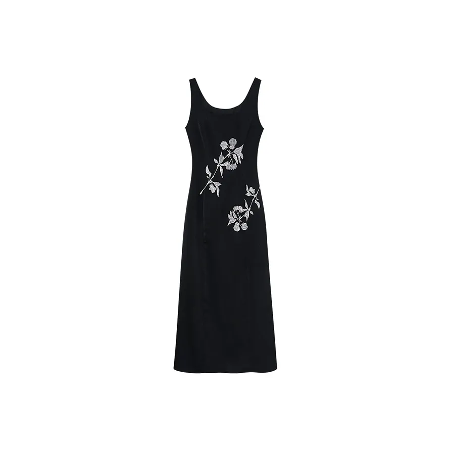 PAZZO Sleeveless Dress Women's Ink Blue Black