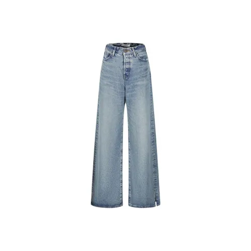 MOUSSY Светло-синие Женские Джинсы