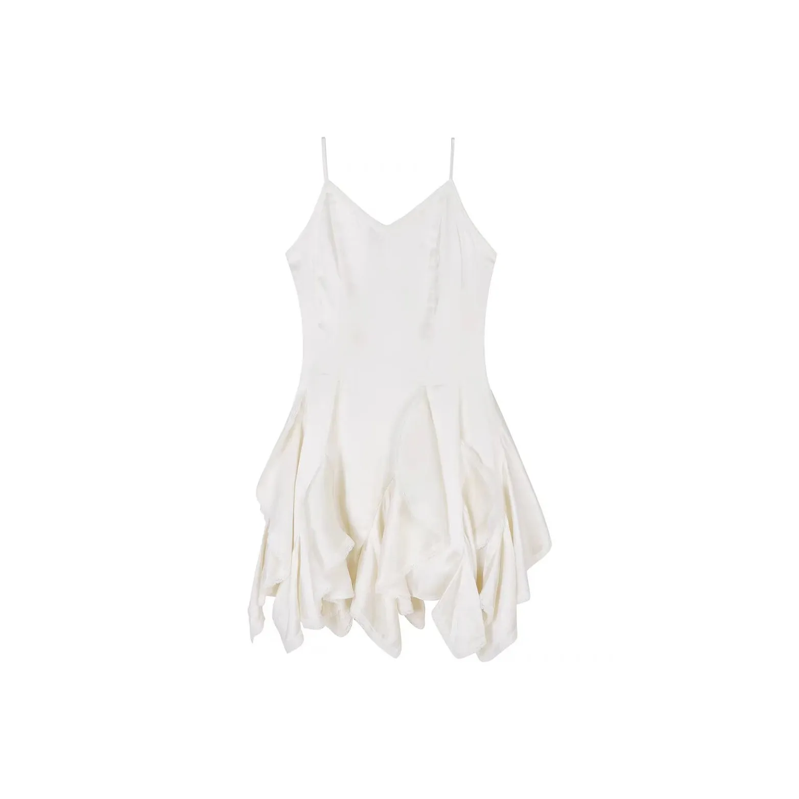 CHARM GLOW Slip Платье Женское Белое