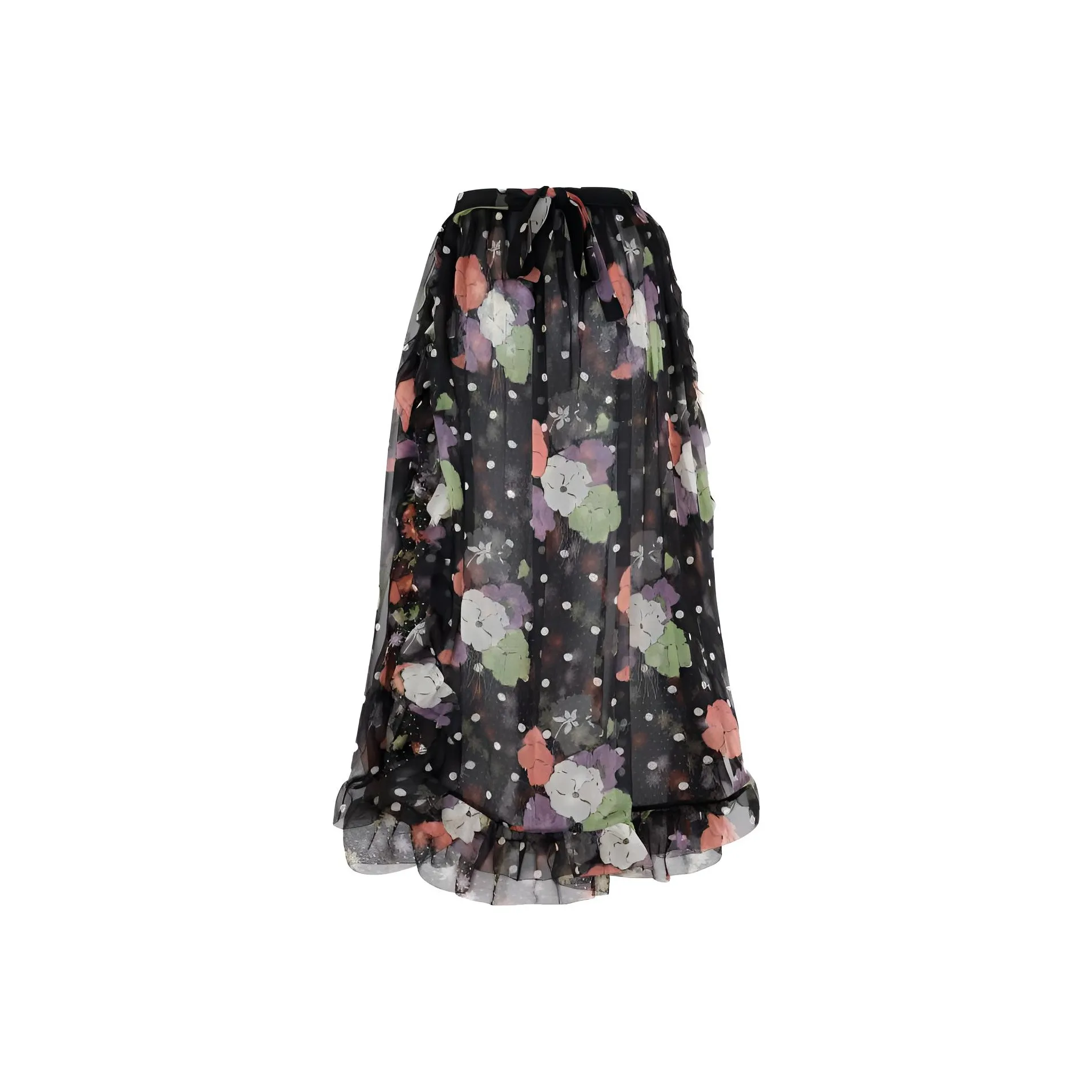 ETRO Floral Printed Flared Midi Skirt