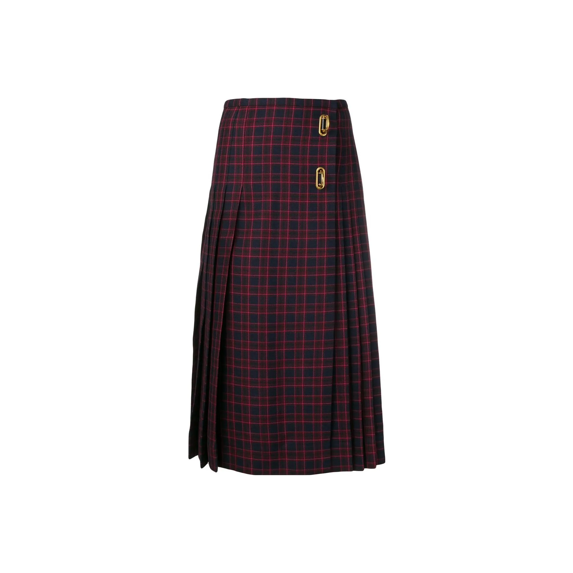 Burberry SS22 Casual Long Skirt Women's Red