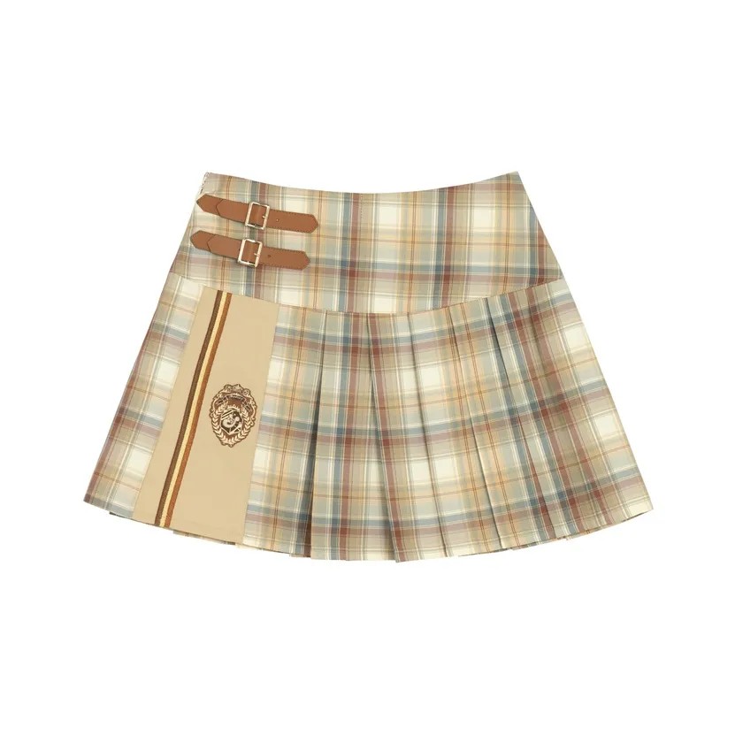 SNBL Повседневные короткие юбки женские хаки