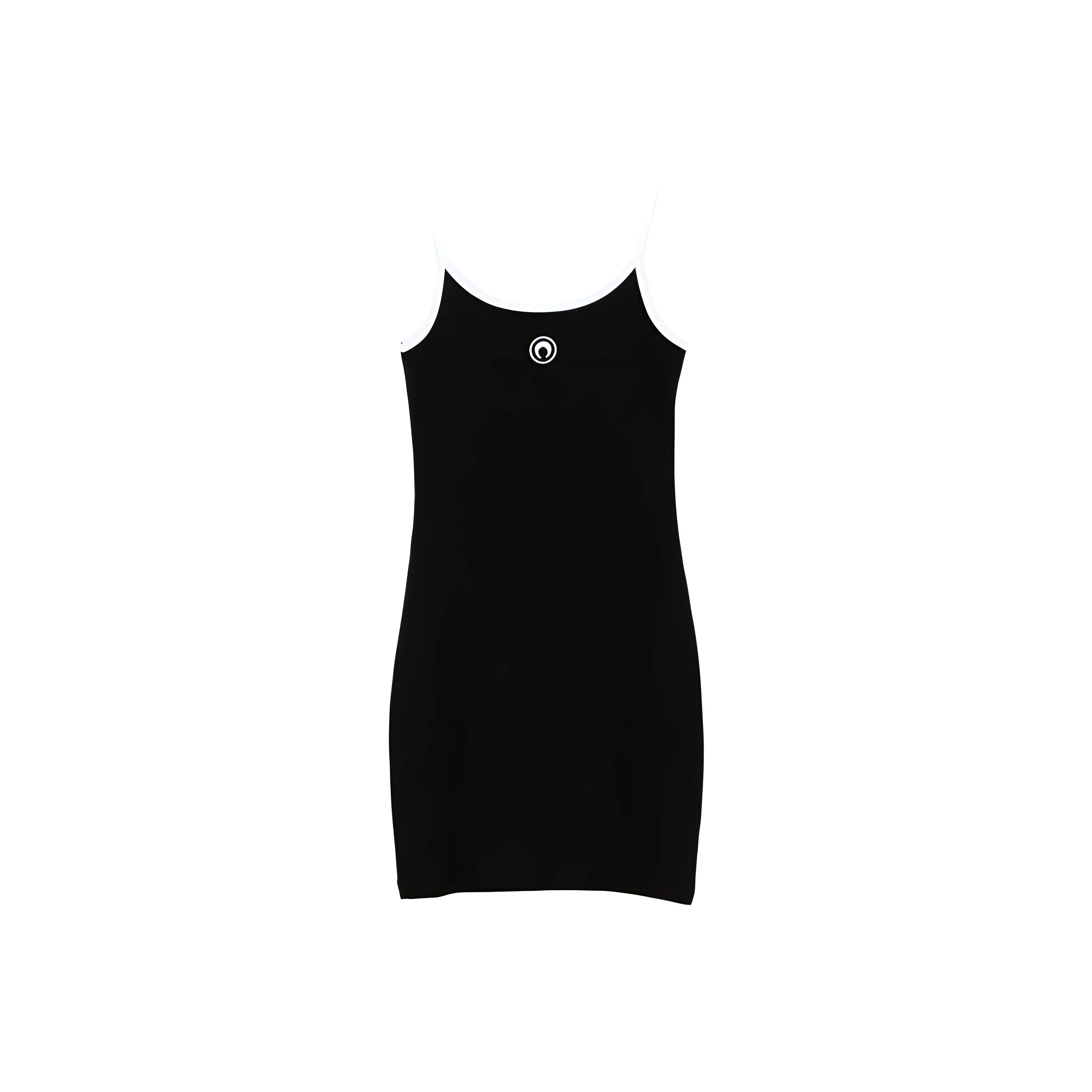 Marine Serre Moon logo Jersey Dress