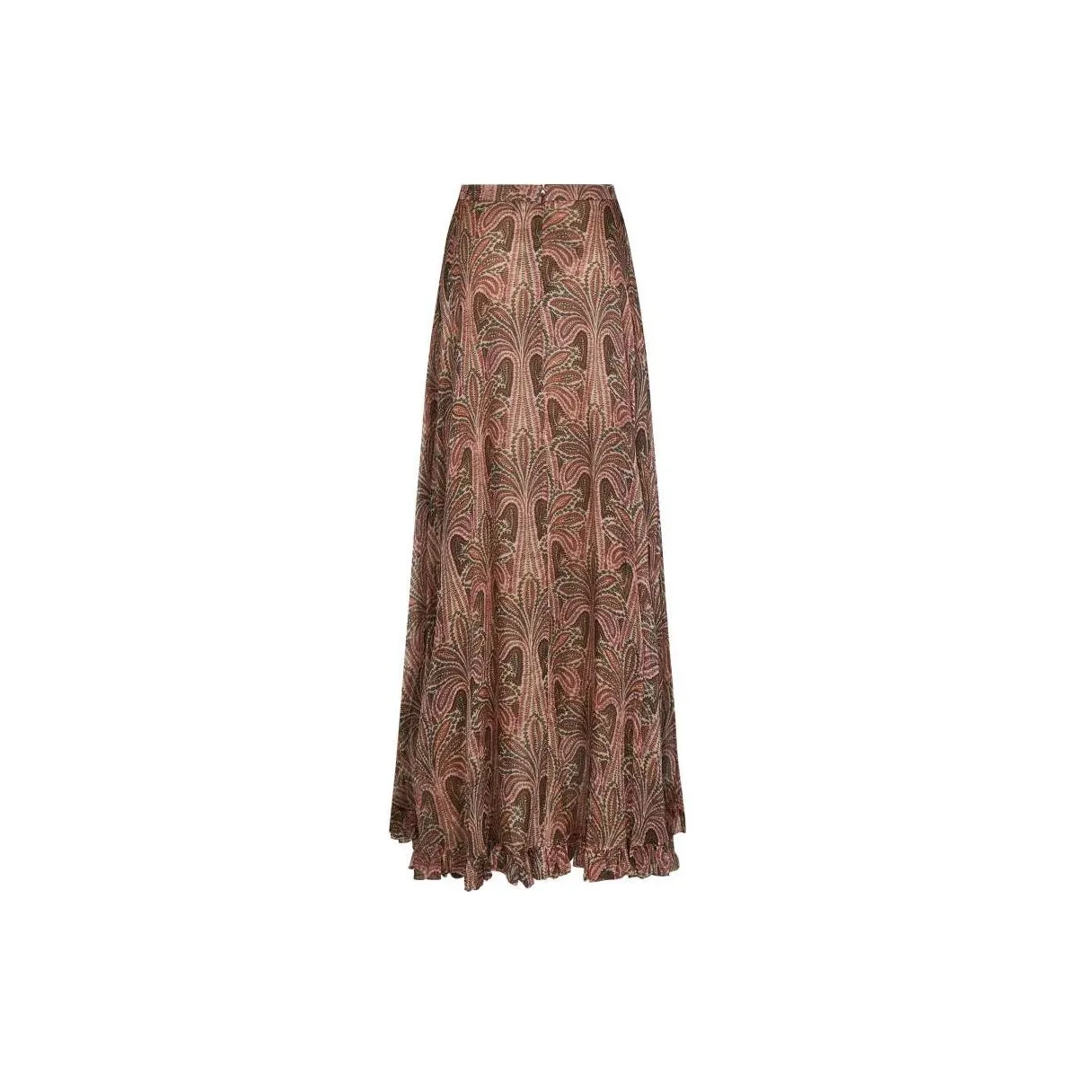 ETRO All-Over Palm Tree Printed Maxi Skirt