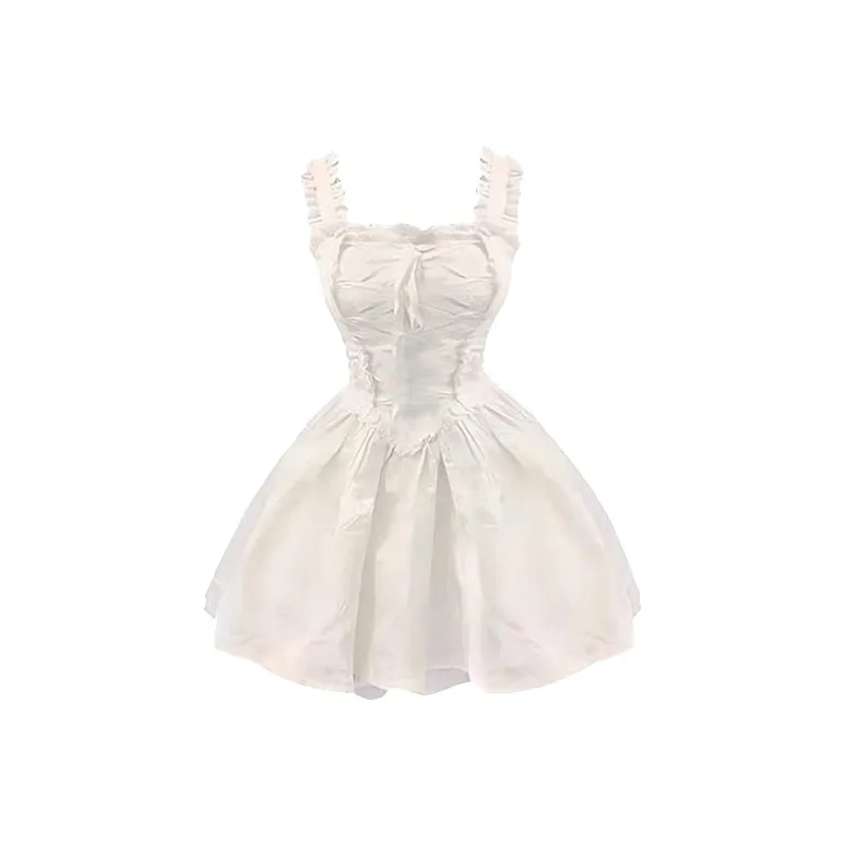 SYEEE WITH U Slip Платье Женское Белое