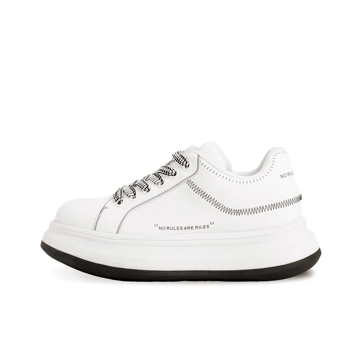 OUBLI Высота Увеличивающая Низкий Топ Повседневная Обувь Мужская Белая