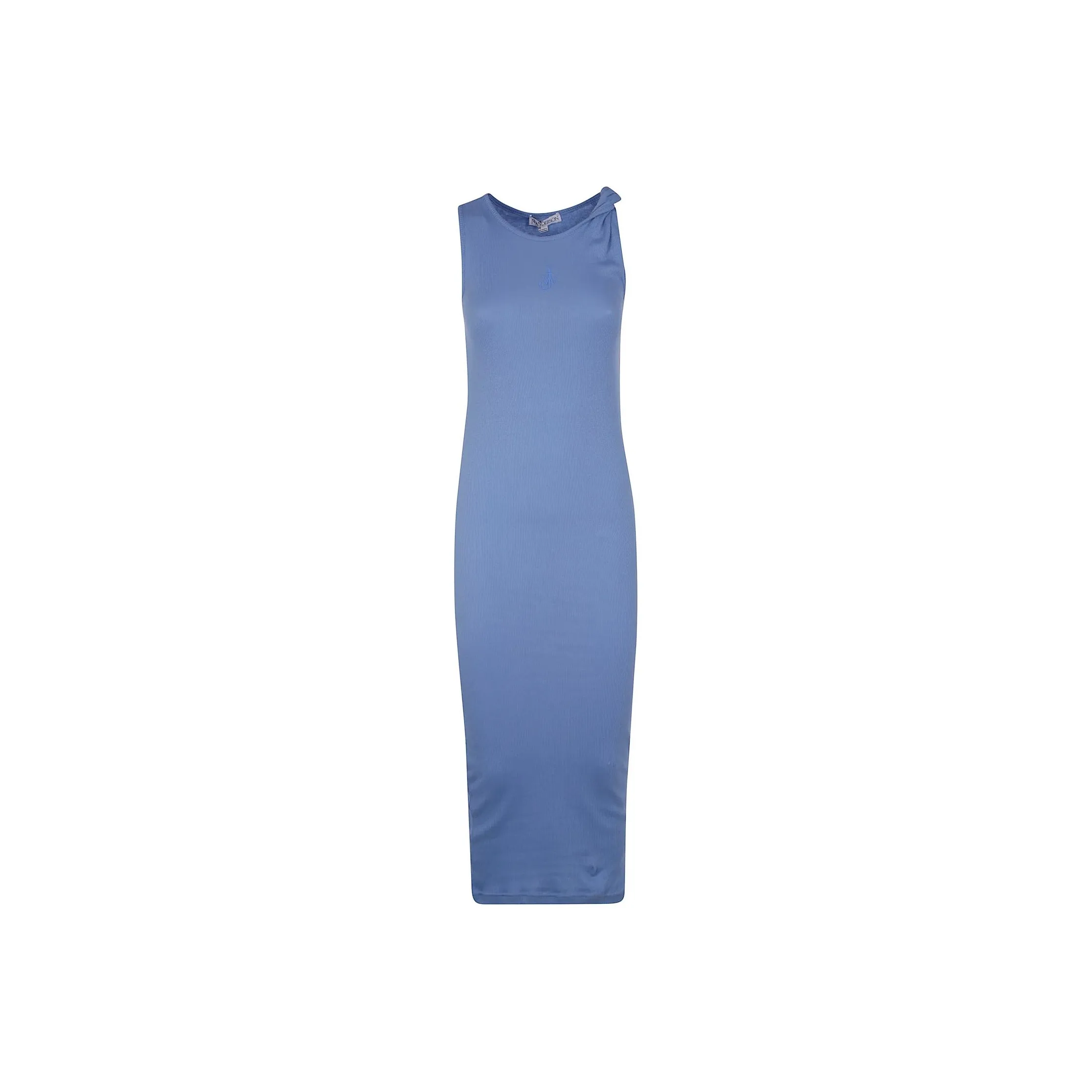 JW Anderson Logo Embroidered Twisted Strap Maxi Dress