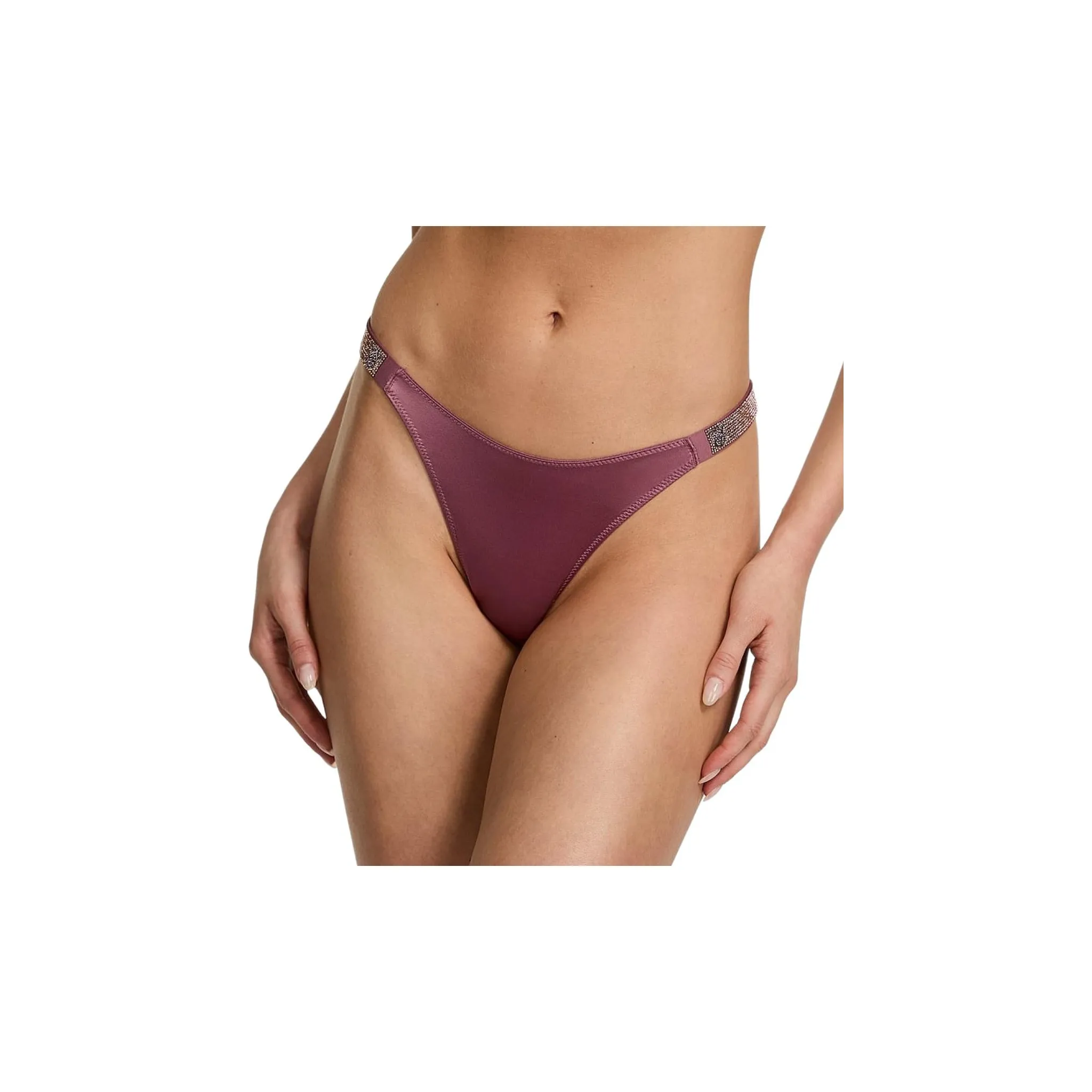 Victoria's Secret VERY Сексуальный Стринг Женские 1 Пачка Жемчужный Фиолетовый