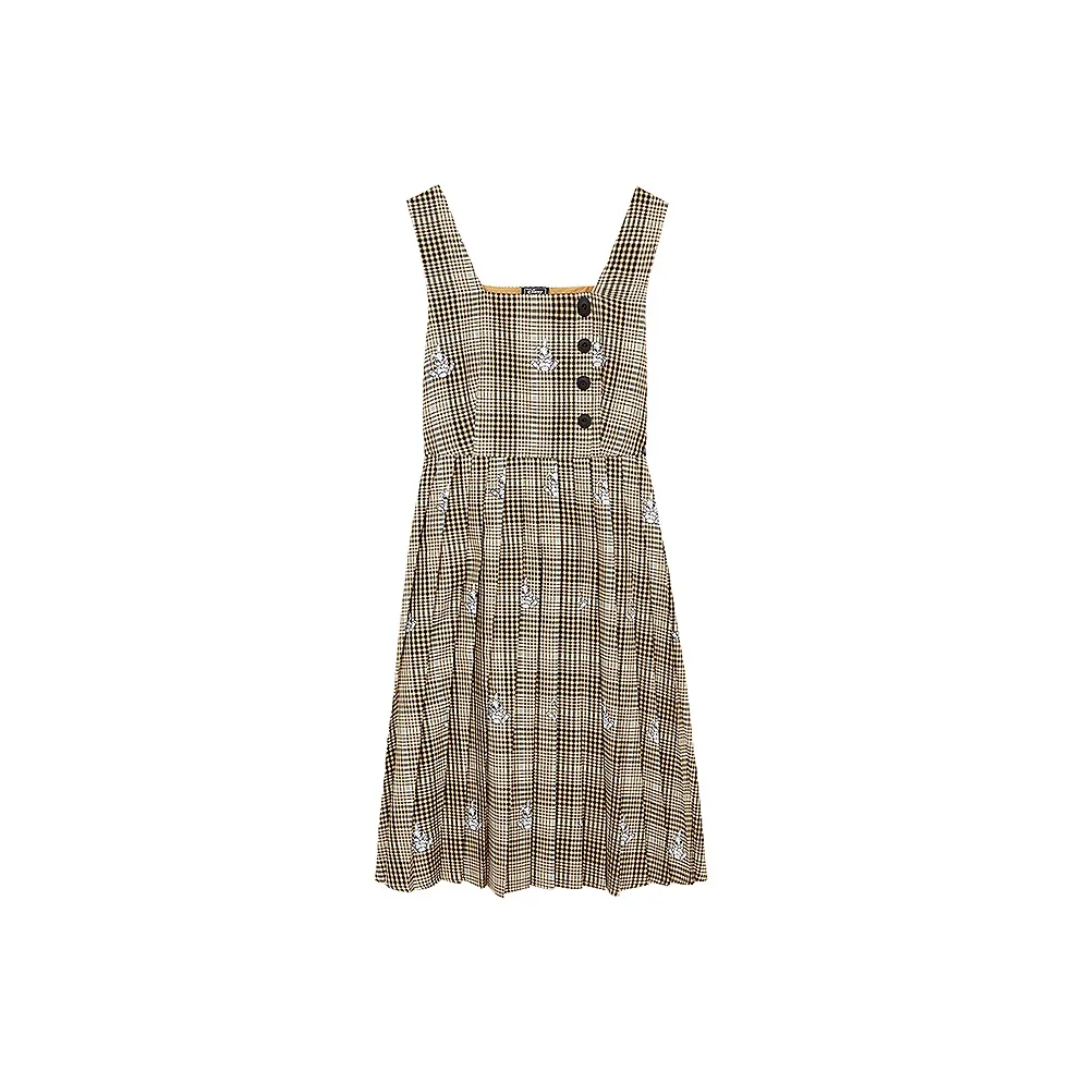 Metersbonwe Long Sleeved Dress Women's Camel Color Set