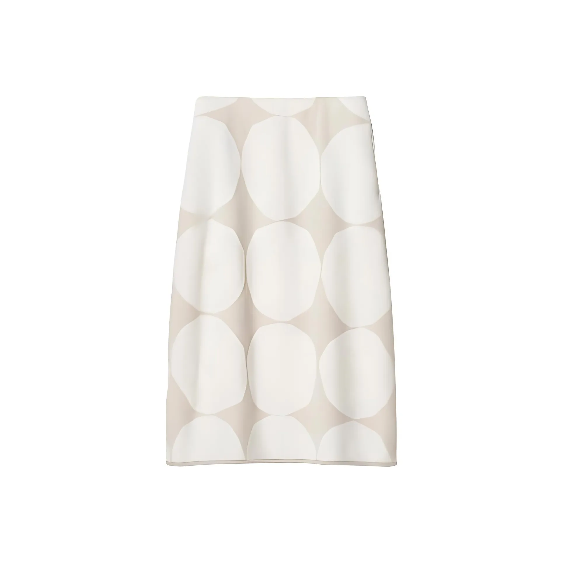 UNIQLO MARIMEKKO Co Бренд Светло-серый Женские Повседневные Длинные Юбки