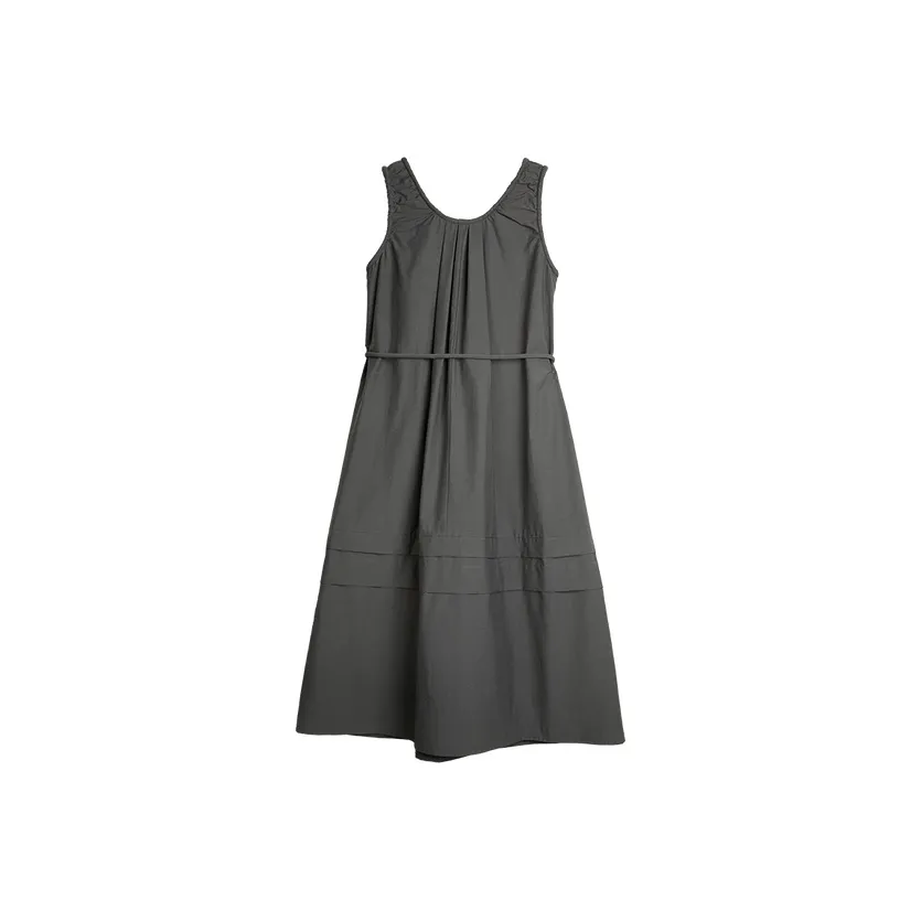 ELLE Без рукавов Платье Женское Яшма