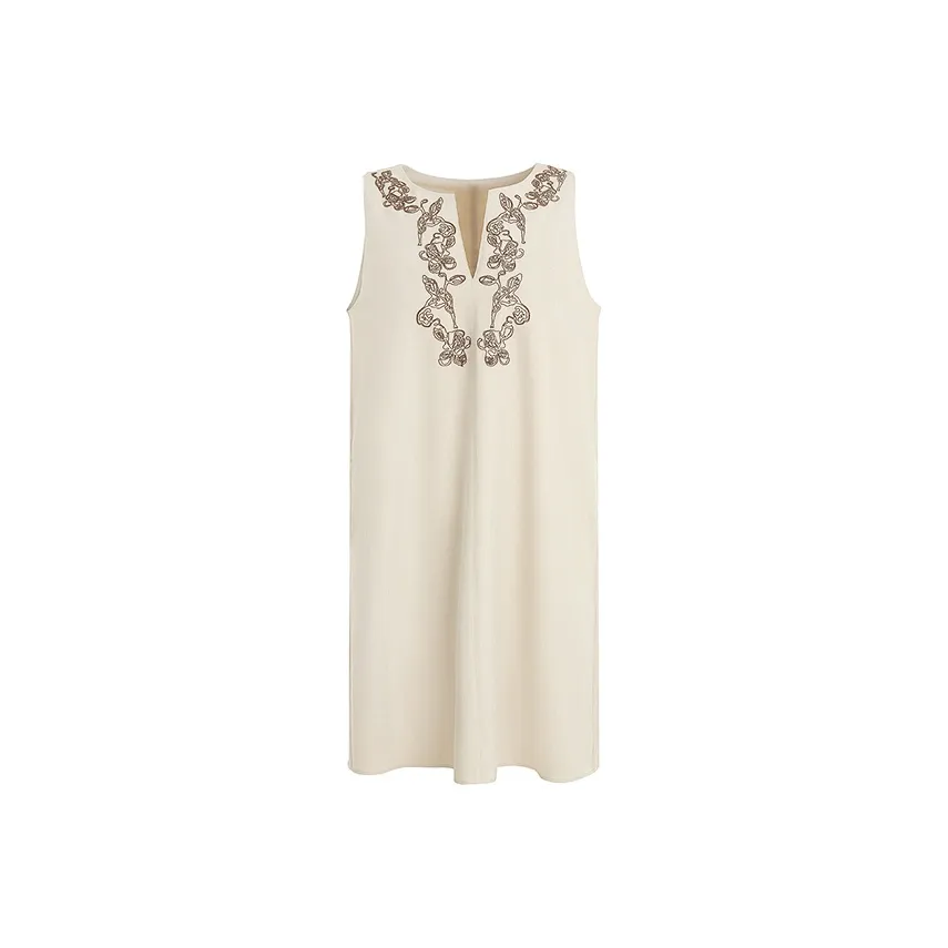 PAZZO Sleeveless Dress Women's Almond Tea