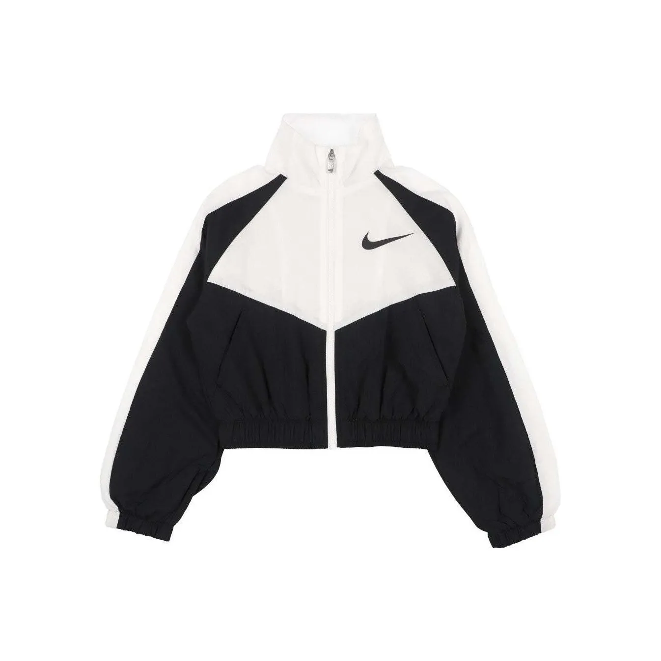 nike Черный Белый Детские Куртки