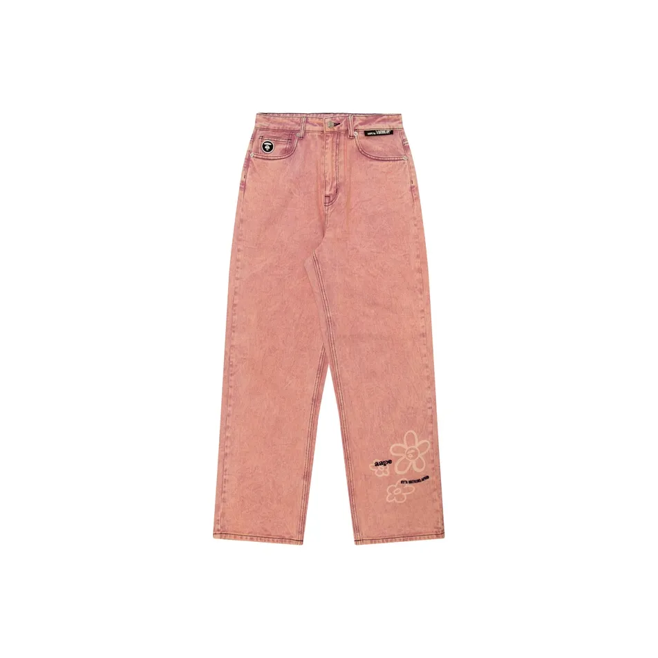 aape Розовые PKX Женские Джинсы