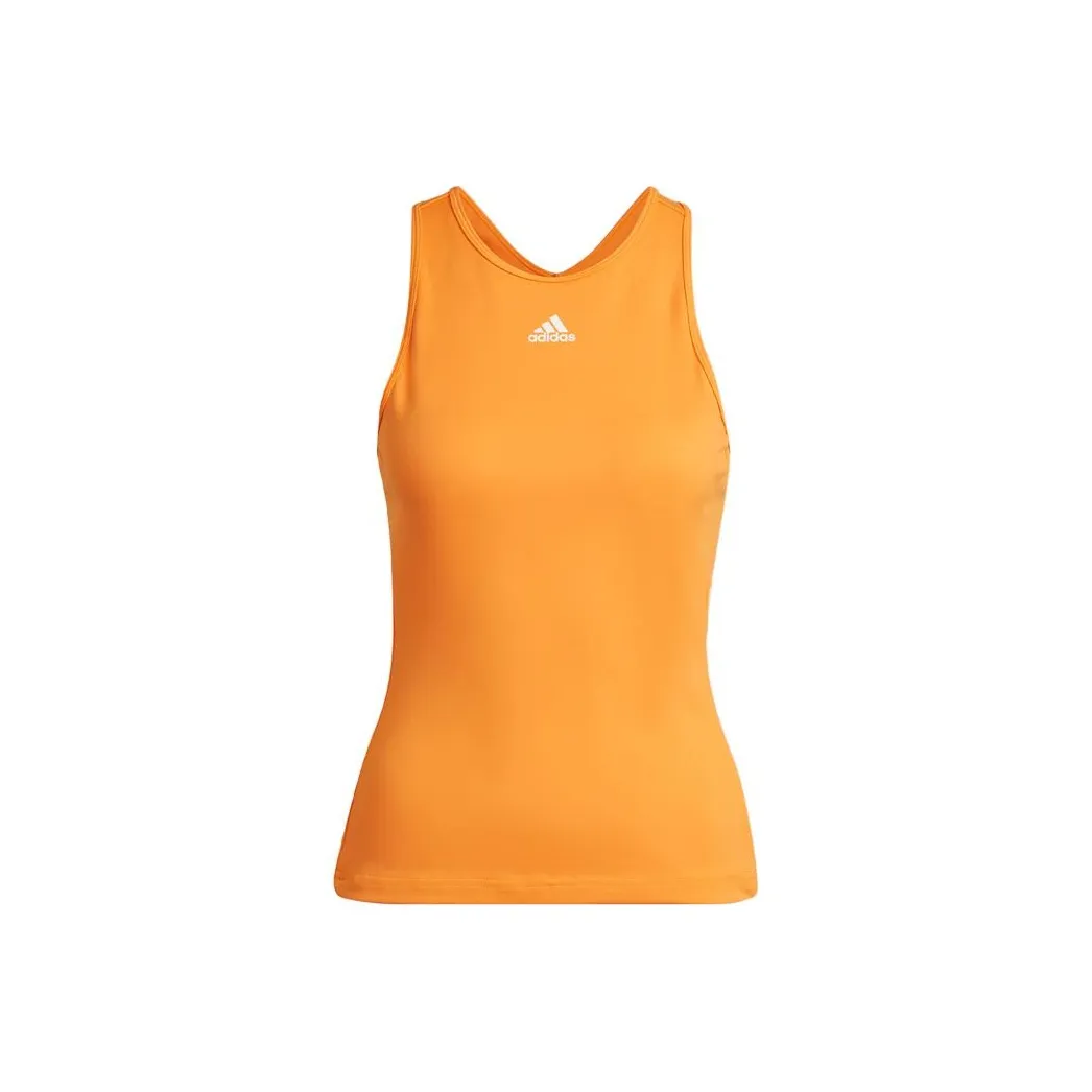 Adidas Апельсин Женские Спортивные Майки Без Рукавов