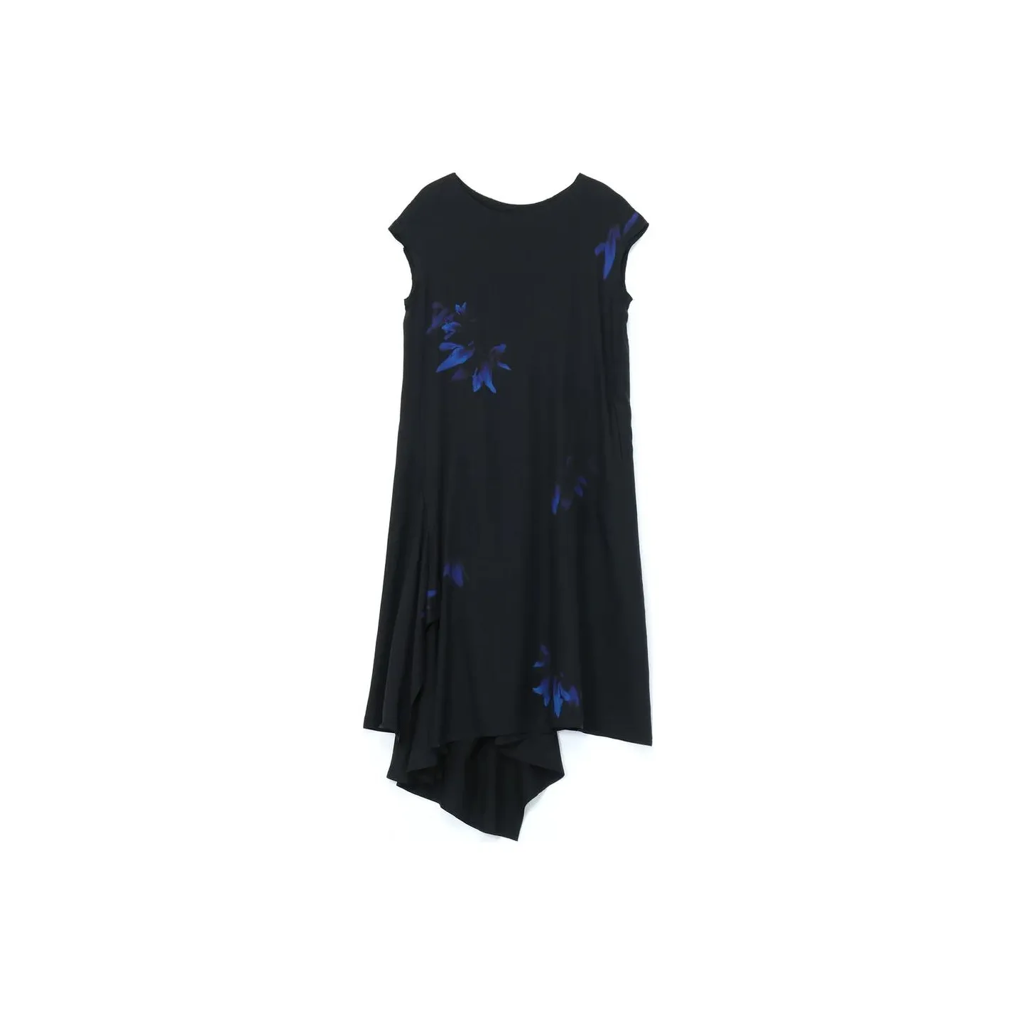 Yohji Yamamoto Sleeveless Dress Women's Black/Blue